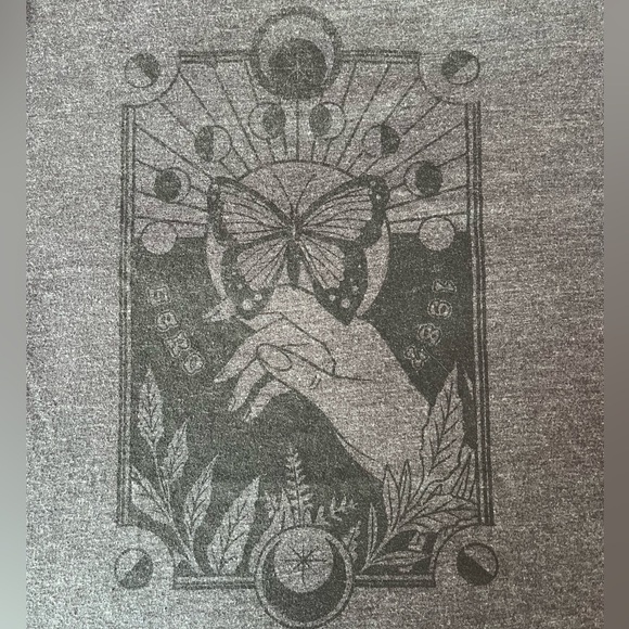 Dark grey classic crew Aeropostale graphic tee - Picture 2 of 3